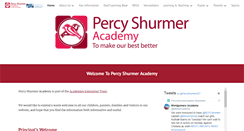 Desktop Screenshot of percyshurmeracademy.org