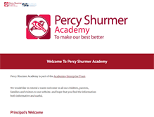 Tablet Screenshot of percyshurmeracademy.org